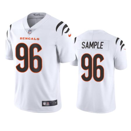 Cameron Sample Cincinnati Bengals White Vapor Limited Jersey