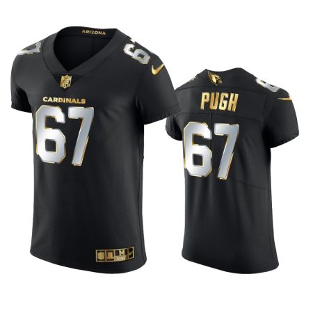 Arizona Cardinals Justin Pugh Black 2020-21 Golden Edition Elite Jersey - Men's