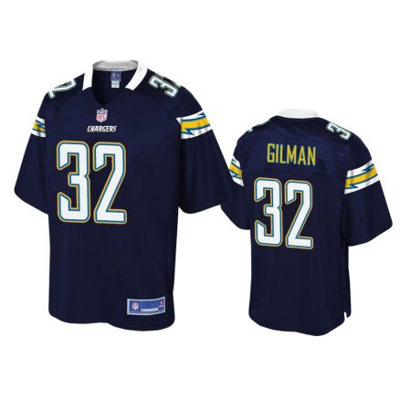 Los Angeles Chargers Alohi Gilman Navy Pro Line Jersey - Men's