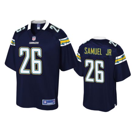 Los Angeles Chargers Asante Samuel Jr. Navy Pro Line Jersey - Men's