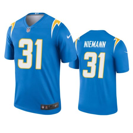 Los Angeles Chargers Nick Niemann Powder Blue Legend Jersey