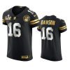 Len Dawson Chiefs Black Super Bowl LV Golden Elite Jersey 2 chiefs len dawson black golden elite super bowl lv jersey
