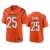 Cincinnati Bengals Chris Evans Orange Game Jersey 2 chris evans bengals orange game jersey