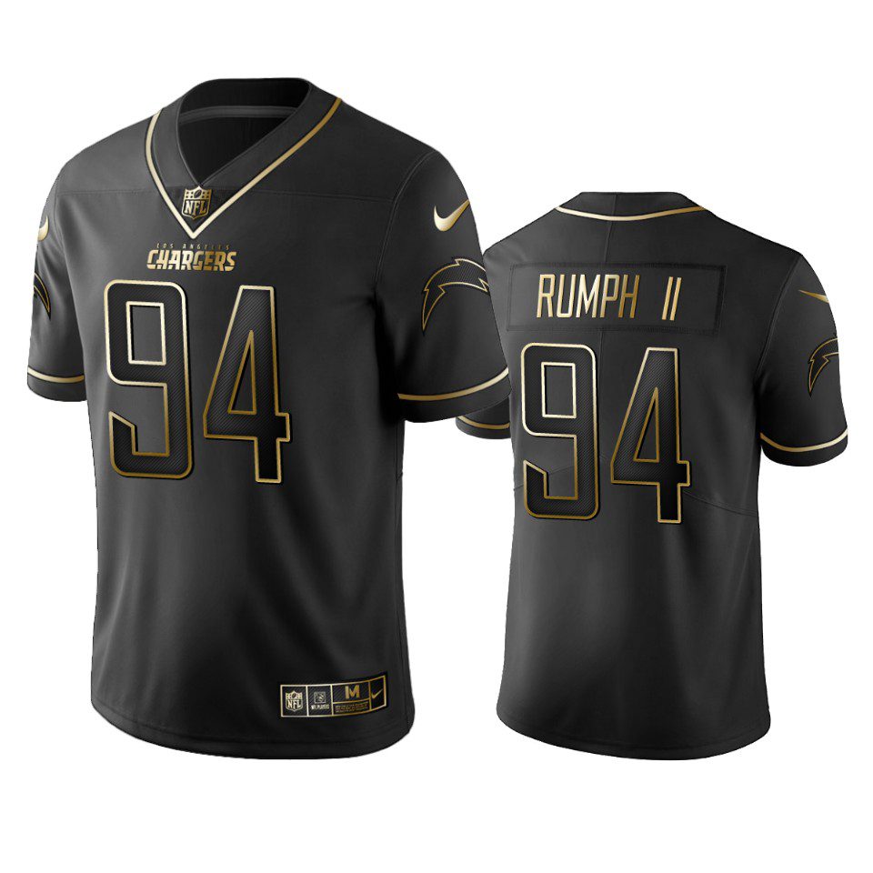 Chargers Chris Rumph II Black Golden Edition Vapor Limited Jersey 1 chris rumph ii chargers black golden edition jersey