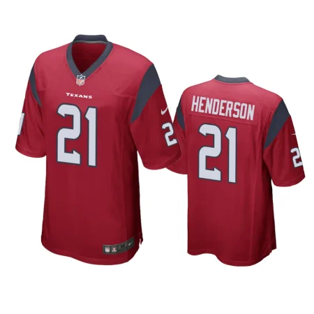 Houston Texans CJ Henderson Red Game Jersey