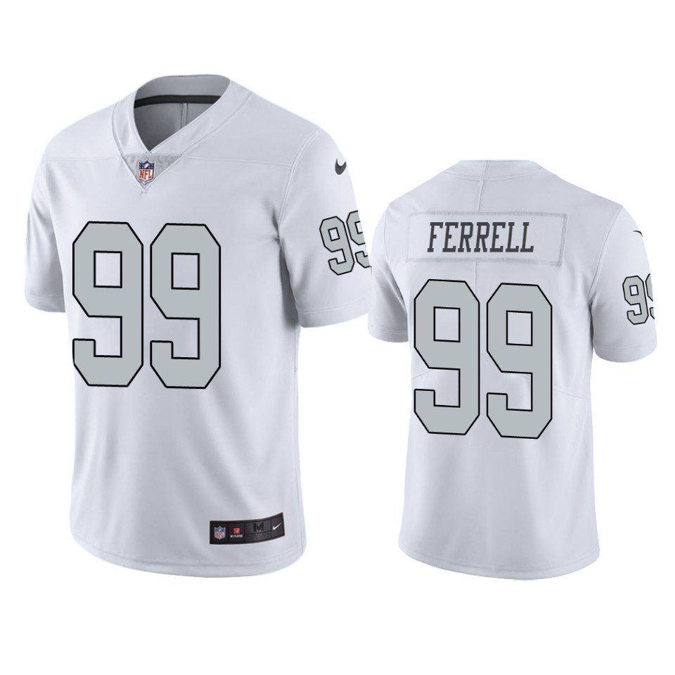 Color Rush Limited Las Vegas Raiders Clelin Ferrell White Jersey 1 clelin ferrell raiders color rush limited white jersey