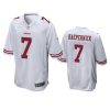colin kaepernick 49ers white game jersey