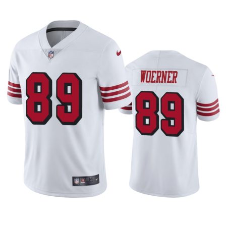 Color Rush Limited San Francisco 49ers Charlie Woerner White Jersey