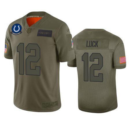 Indianapolis Colts Andrew Luck Camo 2019 Salute to Service Limited Jersey