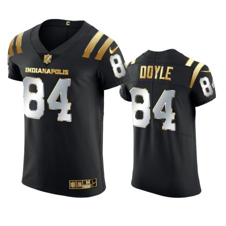 Indianapolis Colts Jack Doyle Black Golden Edition Elite Jersey - Men's