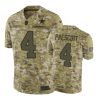 Dallas Cowboys #4 2018 Salute to Service Dak Prescott Jersey Camo -Nike Limited 2 cowboys 4 dak prescott 2018 salute to service jersey