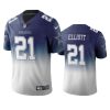 Dallas Cowboys Ezekiel Elliott Navy Color Crash Vapor Limited Jersey 3 cowboys ezekiel elliott navy gradient color crash jersey