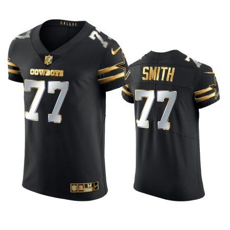 Dallas Cowboys Tyron Smith Black 2020-21 Golden Edition Elite Jersey - Men's