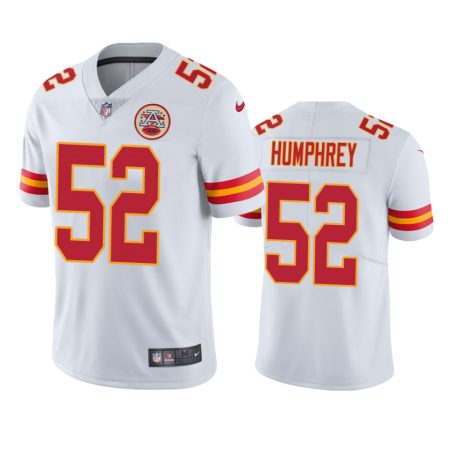 Creed Humphrey Kansas City Chiefs White Vapor Limited Jersey