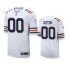 Chicago Bears Custom White Alternate Game Jersey 3 custom bears white alternate game jersey