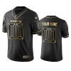 2019 Tampa Bay Buccaneers Custom Black Golden Edition Vapor Untouchable Limited Jersey - Men's 3 custom buccaneers black golden edition jersey