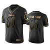 2019 Pittsburgh Steelers Custom Black Golden Edition Vapor Untouchable Limited Jersey - Men's 3 custom steelers black golden edition jersey