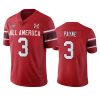 damon payne red 2021 under armour all america game jersey