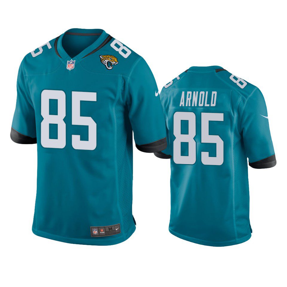 Jacksonville Jaguars Dan Arnold Teal Game Jersey 1 dan arnold jaguars teal game jersey
