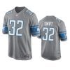 Detroit Lions D'Andre Swift Silver Game Jersey 3 dandre swift lions game silver jersey