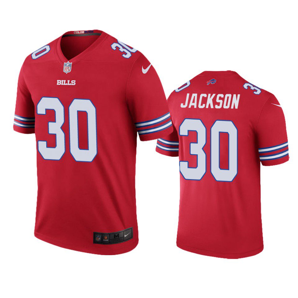 Buffalo Bills Dane Jackson Red Color Rush Legend Jersey 1 dane jackson bills red color rush legend jersey