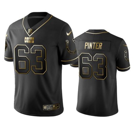 Colts Danny Pinter Black Golden Edition Vapor Limited Jersey