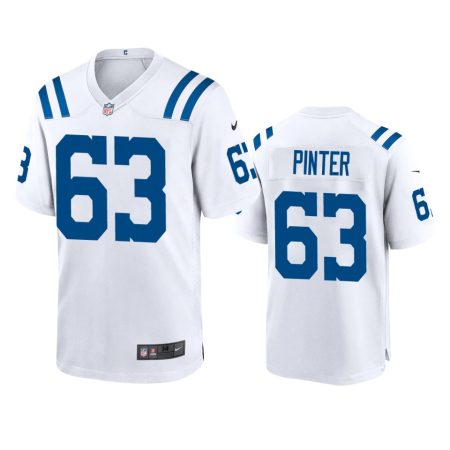 Indianapolis Colts Danny Pinter White Game Jersey