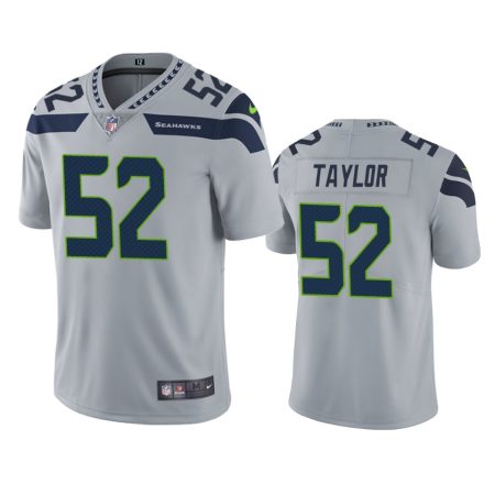 Darrell Taylor Seattle Seahawks Gray Vapor Limited Jersey