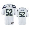 Seattle Seahawks Darrell Taylor White Game Jersey 3 darrell taylor seahawks white game jersey