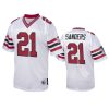 Atlanta Falcons Deion Sanders 1989 White Authentic Throwback Jersey 2 deion sanders falcons white authentic throwback jersey