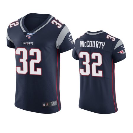 New England Patriots Devin McCourty Navy 100th Season Vapor Elite Jersey