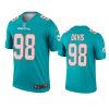 Miami Dolphins Raekwon Davis Aqua Legend Jersey - Men's 3 dolphins raekwon davis aqua legend jersey