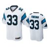 Carolina Panthers D'Onta Foreman White Game Jersey 3 donta foreman panthers white game jersey