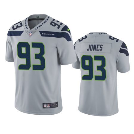Dre'mont Jones Seattle Seahawks Gray Vapor Limited Jersey