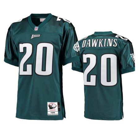 Brian Dawkins Philadelphia Eagles Mitchell & Ness Midnight Green 1996 Throwback Authentic Jersey