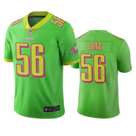 Philadelphia Eagles Chris Long Green Vapor Limited City Edition Jersey