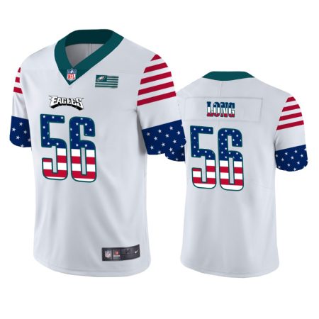 Chris Long Philadelphia Eagles White Independence Day Stars & Stripes Jersey