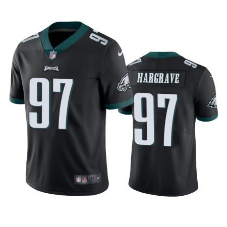 Javon Hargrave Philadelphia Eagles Black Vapor Limited Jersey