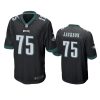 Philadelphia Eagles Tarron Jackson Black Game Jersey 2 eagles tarron jackson black game jersey