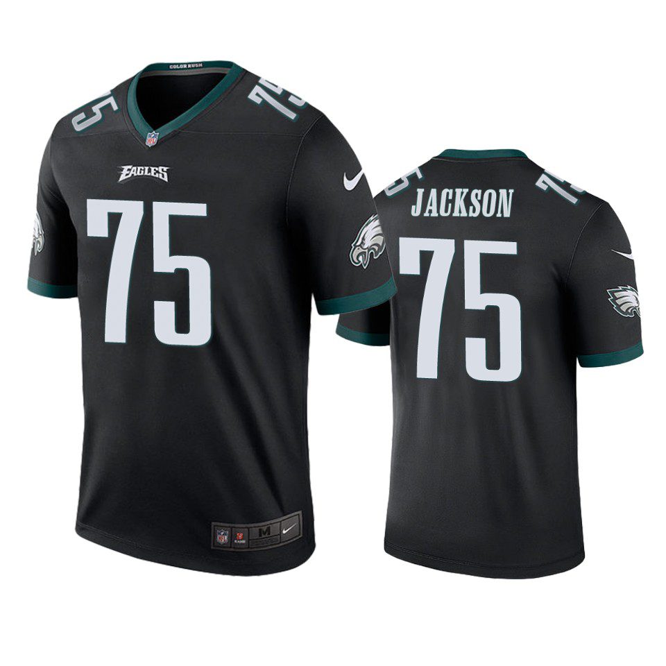 Philadelphia Eagles Tarron Jackson Black Legend Jersey 1 eagles tarron jackson black legend jersey