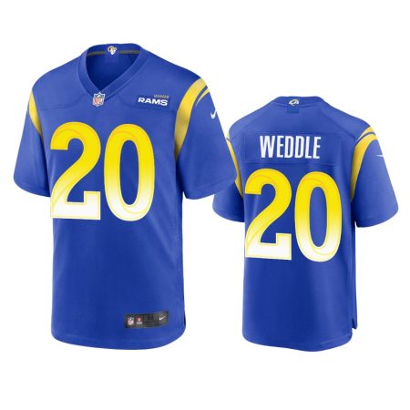 Los Angeles Rams Eric Weddle Royal Game Jersey