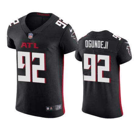 Atlanta Falcons Adetokunbo Ogundeji Black Vapor Elite Jersey - Men's