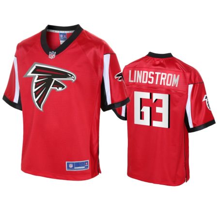 Atlanta Falcons Chris Lindstrom Red Icon Jersey - Men's