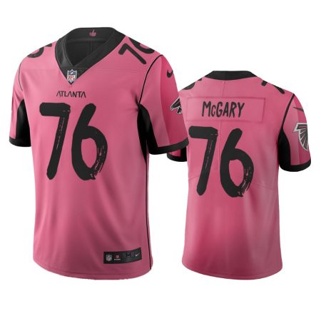 Atlanta Falcons Kaleb McGary Pink City Edition Vapor Limited Jersey