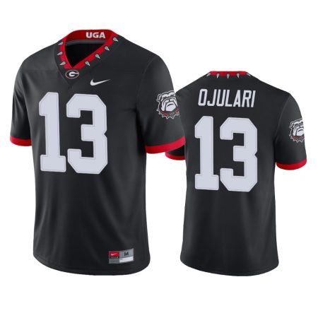 Georgia Bulldogs Azeez Ojulari Black Game College Football Jersey