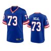 Evan Neal New York Giants Royal Classic Game Jersey 3 giants evan neal classic game royal jersey