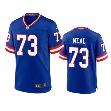 Evan Neal New York Giants Royal Classic Game Jersey