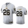 Saquon Barkley Giants White 100th Season Golden Edition Jersey 2 giants saquon barkley white 100th season jersey