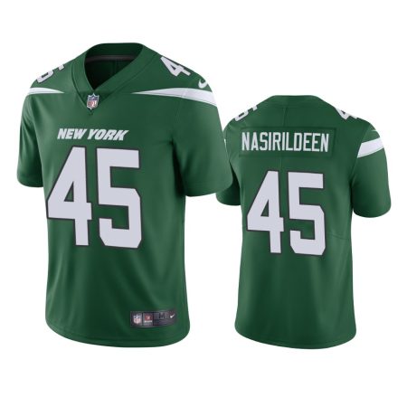 Hamsah Nasirildeen New York Jets Green Vapor Limited Jersey