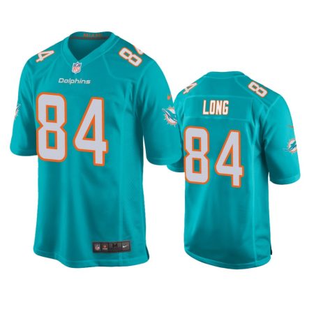Miami Dolphins Hunter Long Aqua Game Jersey